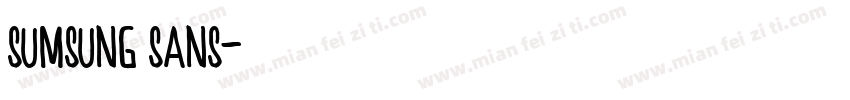 sumsung sans字体转换